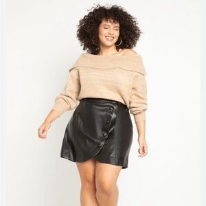 Eloquii Faux Leather Skirt Sz 20